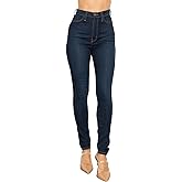 Vibrant Women’s Denim Skinny Jeans – Super Stretch High Waisted Rise Classic Casual Slim Fit Pants