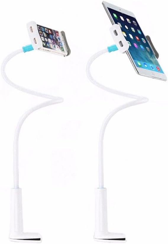 Flexible Long Arm Tablet, Bed mount Holder, Universal Desktop Bed for 3