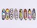 Sakiyr 24pcs Mini Finger Skateboard Unique Fingerboards Kids Toy Collection