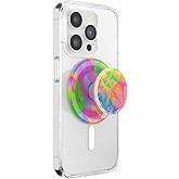 PopSockets Phone Grip for MagSafe with Kickstand, Magnetic Stand, Swappable Top, Secure Hold for iPhone MagSafe Cases, Phone & Tablet Grip - Boca Palm