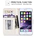 FYY Case for iPhone 6 Plus/6s Plus, PU Leather Wallet Phone Case with Card Holder Flip Protective Cover [Kickstand Feature] [Wrist Strap] for Apple iPhone 6 Plus/6s Plus 5.5