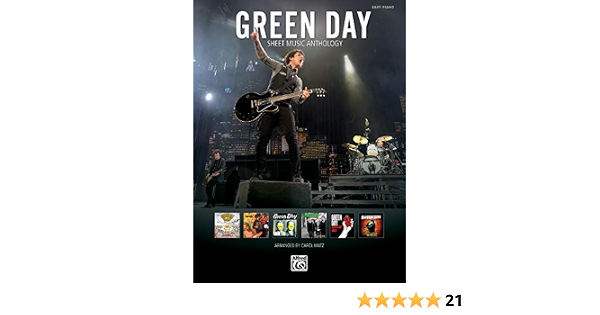 Green Day Sheet Music Anthology Easy Piano Green Day Matz Carol 9780739087688 Amazon Com Books