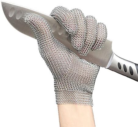 Anself Stainless Steel Mesh Knife Cut 