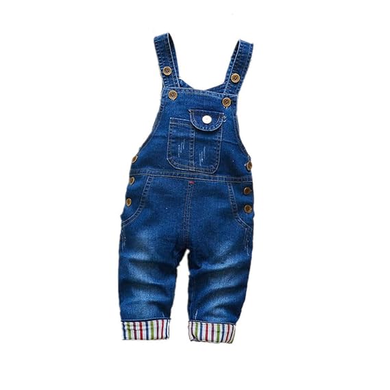 infant blue jean overalls