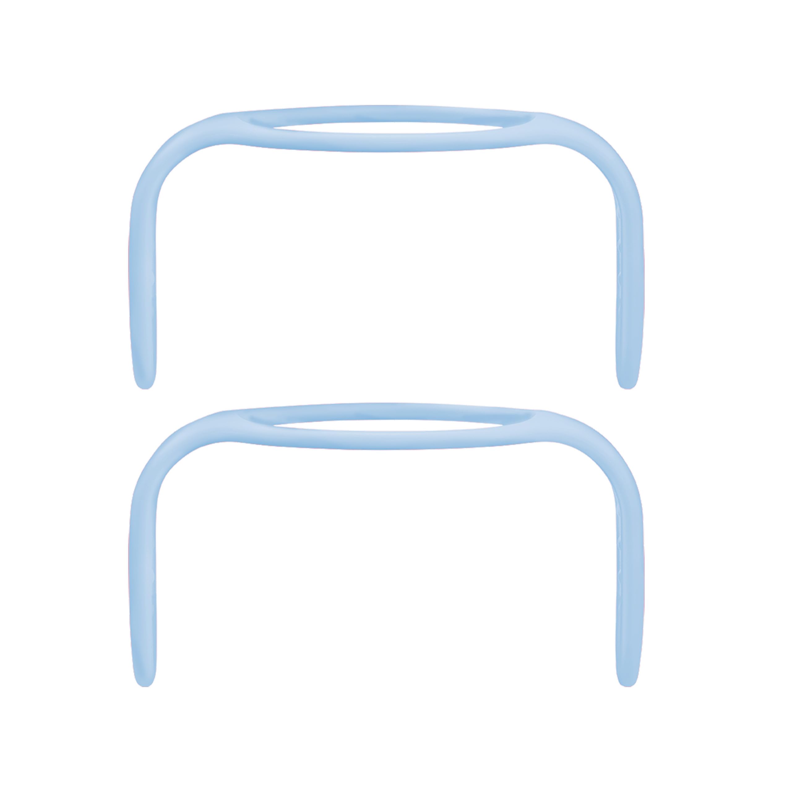 MAM Hold My Bottle Handles | 2 Pack | Compatible with Wide Range of MAM Bottles | Encourages Independent Drinking | Baby Accessories | Blue