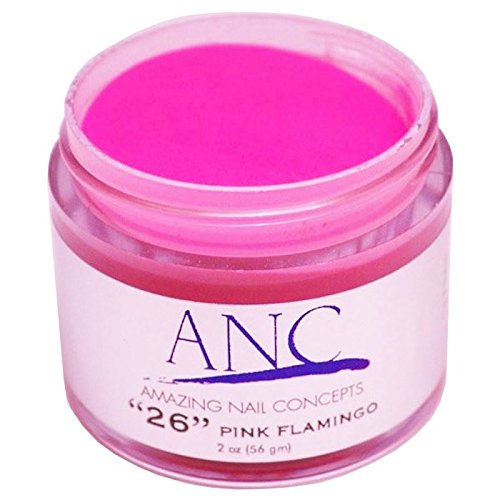 ANC Dip Powder Amazing Nail Concepts 2 oz #26 Pink Flamingo ANC Dip Powder Amazing Nail Concepts 2 oz #26 Pink Flamingo