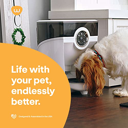 FeederRobot by Whisker (White with Smoke Hopper); Includes Backup