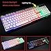 RONSHIN Wireless Gaming Mouse,LED Glowing Desktop Wired Mechanical Keyboard and Mouse Game Suit Computers Accessories,Components Blackthumb 4