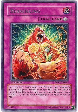 Yu-Gi-Oh! - Berserking (RGBT-EN089) - Raging Battle - 1st Edition - Rare
