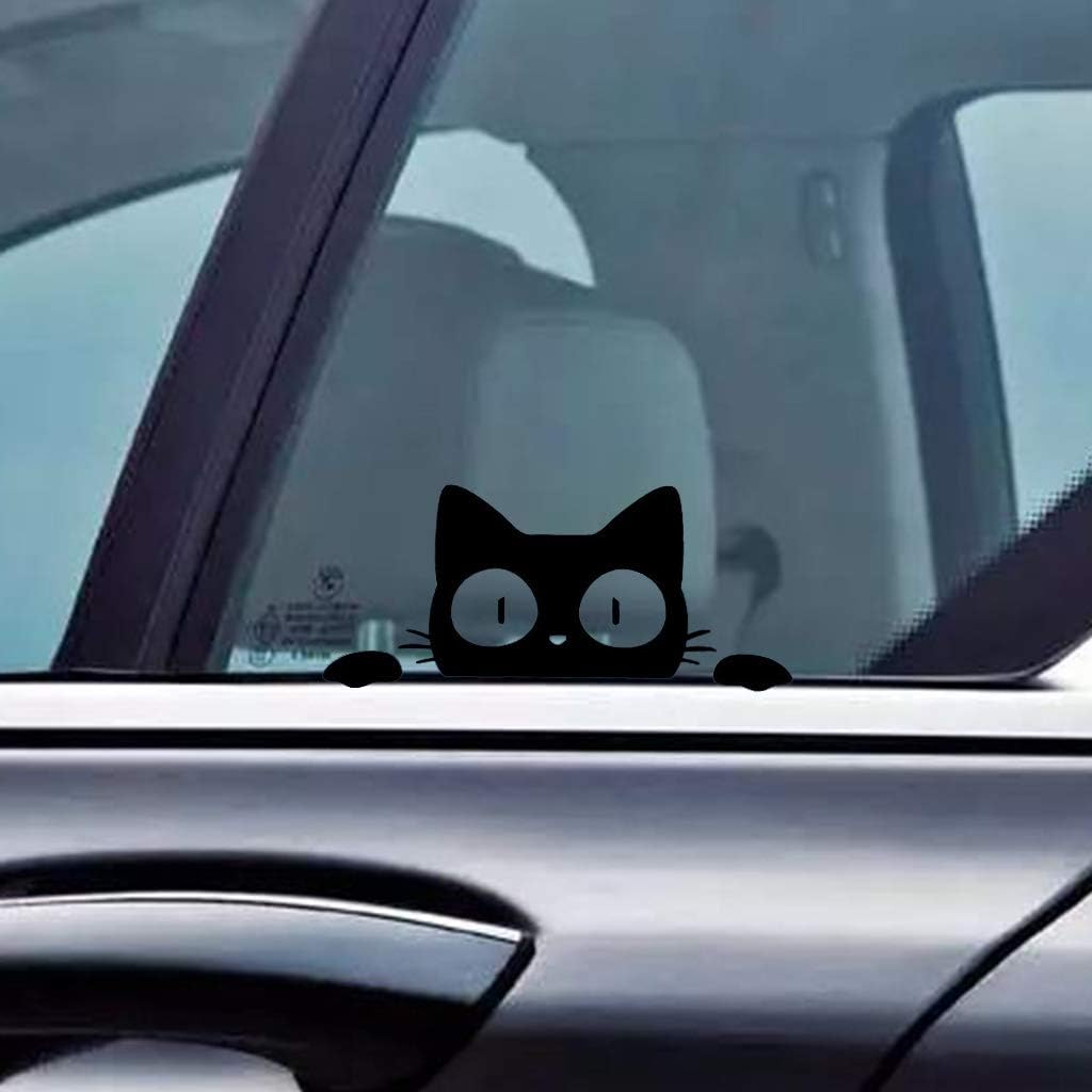 Chat Cat Kitten Autocollant Mural Sticker Vitre Arriere Voiture Miroir