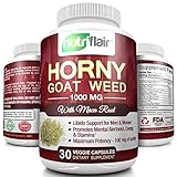 Premium Horny Goat Weed Extract - Epimedium with Maca Root, Tribulus, Saw Palmetto - Men & Women Complex - Supports Libido, Sexual Energy, Passion, Desire, Energy, Focus, Performance, and Stamina
