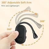 AMFUN Reading Light LED Book Lamp 360° Flexible Clip USB-C Rechargeable 3 Color view 2