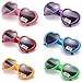 OAONNEA 6 Pack Neon Colors Party Favor Supplies Heart Shape Sunglasses (6 Pack Color)
