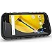 Sophmy Moto E (2nd Gen) Case, Hybrid Dual Layer Armor Protective Case Cover with Kickstand for Motorola Moto E (2nd Generation / 2015 Release) (Black)