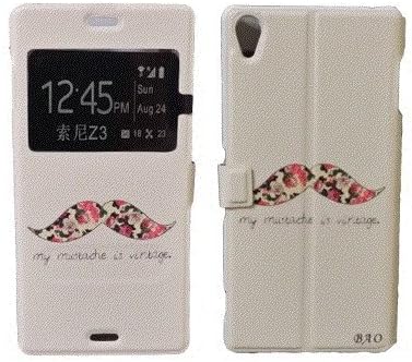 Amazon Co Jp Bao Xperia Z3 So 01g ケース かわいい ヒゲ リップ 豹柄 軽量 薄型手帳型 ダイアリー 保護 キャラクターブランド Sony スマホ エクスペリア デコ スマホ 携帯 Xperiaz3 カバー ヒゲ花柄 家電 カメラ