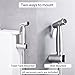 Bidet Sprayer Toilet Sprayer/Handheld Stainless Steel Sprayer with Chrome Finish Brass T-Valve Adapter for Personal Hygiene & Cleaning