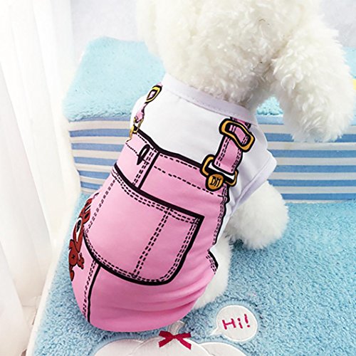 image for Auwer Pet Clothes, Summer Pet Dog Clothes Absorbent and Breathable Pup