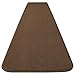 House, Home and More Skid-Resistant Carpet Runner - Toffee Brown - 8 Feet X 27 Inches