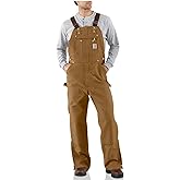 Carhartt mens Loose Fit Firm Duck Bib Overall