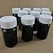 10 Empty Plastic Medicine Pill Bottles Box Case Holder Container Vitamin Drug