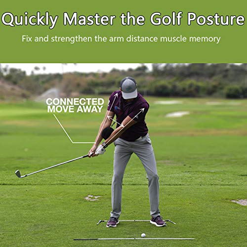 LCHUANG Golf Training Aids,Golf Swing Training Aid,Golf Training Balls,Golf Intelligent Impact Ball for Assist Posture Correction Training Supplies