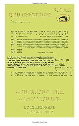 Dear Christopher A Closure For Alan Turing Kristopher Mr - 