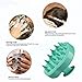 BEAUTLOHAS. Hair Scalp Massager, Shampoo Brush, Scalp Scrubber and Dandruff Brush for Scalp Care Hair Cleaning Shower, Neck and Body Massager, Soft Silicone Comb for Men, Women, Kids & Pets (Green)