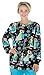 Cherokee Women's V-Neck Frog Print Scrub Top