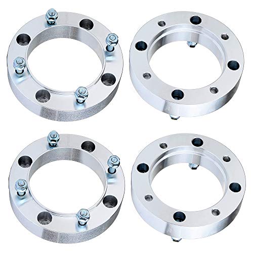 ECCPP 1.5 inch 4 Lugs Wheel Spacers 4x156 to 4x156mm 38mm 131mm CB fits for Polaris Outlaw 500 525 Polaris RZR 800 Polaris Sportsman 800 500 with 3/8" x24 Studs