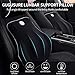 Gugusure Lumbar Support for Office Chair, Memory Foam Back Cushion with Breathable Mesh Cover for Car Seat,Orthopedic Backrest for Low Back Pain Relief