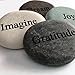 Dream Gratitude Imagine Joy Engraved Stones - 4 Stone Set