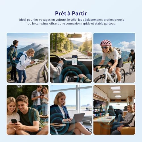 4G+ AIRSPOT 510 Routeur WiFi Portable avec SIM, CAT6 300 Mbps