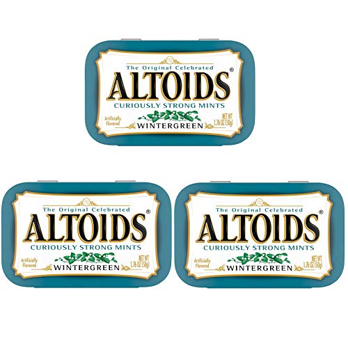 Altoids Classic Peppermint, Wintergreen, Spearmint, Cinnamon Mints 1.76Ounce Mint Variety Pack