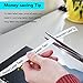 Anycolor Compatible Label Tape Replacement for TZe Tape 12mm 0.47 Laminated White TZe-231 (TZ-231) TZ Tape Work with Brother P-touch PT-D400 PT-D210 PT-D600 PT-1280 Label Maker, 26.2 Feet (8m), 2-Pack