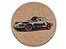 Sports Car Cork Coasters Coaster Drink Cork Mats Artistic Designs, Set of 4. Eco Friendly Cork