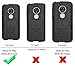 Yiakeng for Moto E5 Play Case, Moto E5 Cruise Case, Dual Layer shockproof Slim Protective with kickstand Hard Phone Case Cover for Motorola Moto E5 Play (Blue)