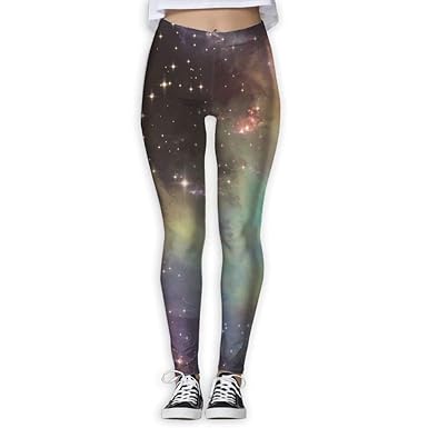 ANTOUZHE Pantalones de Yoga Yoga Pants Womens Power Galaxy ...