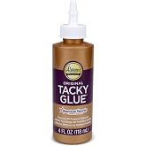 All-Purpose Tacky Glue – Premium Adhesive for Crafts, Jewelry, and Household Repairs – Original 4 Oz. (1 Bottle)