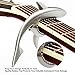 Guitar Capo Shark Zinc Alloy Spring Capo for Acoustic and Electric Guitar with Good Hand Feeling (Gold)