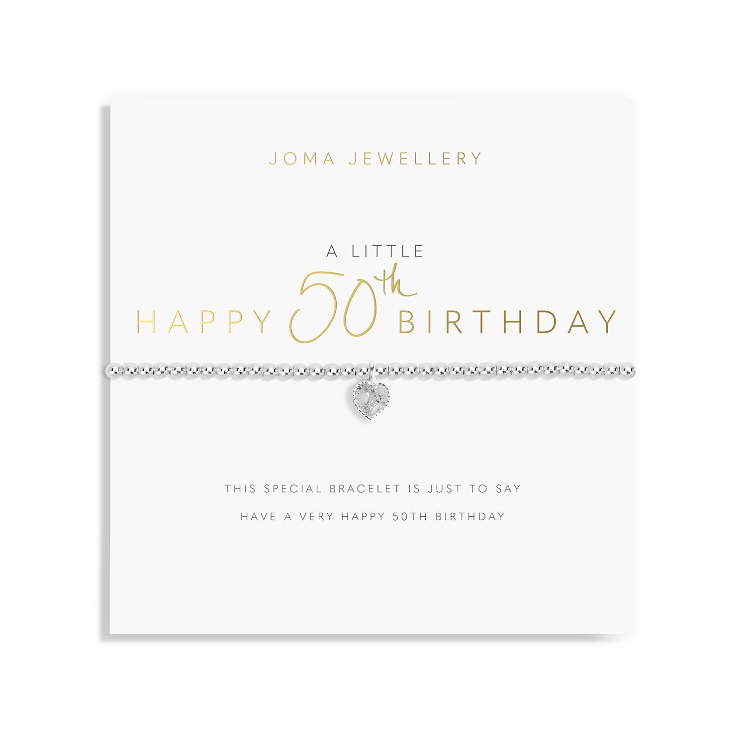 Joma Jewellery A Little 50th Birthday Bracelet — image 1