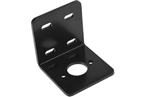 TYENAZA 12V/24V DC Motor Mounting Bracket, DC Motor Holder High Hardness L-Shape Fixed Seat Bracket Support Fixed Base for Micro 775 Motor Series