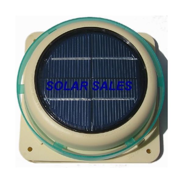 Solar Roof vent for Car, RV, Shed, Boat, Greenhouse Energy Systems