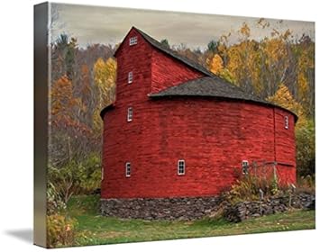 Amazon Com Imagekind Wall Art Print Entitled Red Round Barn By