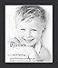 20x24 Smooth Black / Black Custom Mat for Picture Frame with 16x20 opening size (Mat Only, Frame NOT Included)