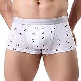 NEARTIME Men's Underwear, Trunks Sleepwear Men Boxer Briefs Shorts Soft Underpants (L)