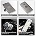 MEIDI Air Vent Phone Holder, Universal Magnetic Phone Car Mount 360 Rotation Cell Phone GPS Holder (Silver)