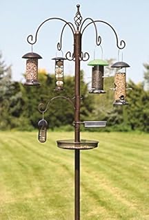 Gardman Complete Wild Garden Bird Feeding Station Kit With 4