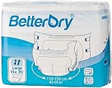 BetterDry Adult Briefs, Poly-Backed with a Thick