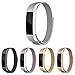 Fitbit Alta Bands, EHHE ZPF Milanese Loop Stainless Steel Metal Bracelet Smart Watch Strap with Unique Magnet Lock Replacement Wristbands For Fitbit Alta HR and Alta (Silver)