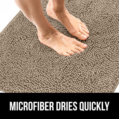 Gorilla Grip Original Luxury Chenille Bath Rug Mat, 24" x 42", Extra Soft and Absorbent Large